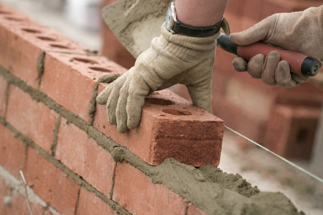 Brick wall installation in Walnut Creek, CA